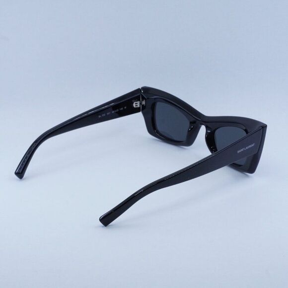 🕶️ New Saint Laurent SL702 001 Sunglasses - Black Frame, Black Lenses - Picture 11 of 12